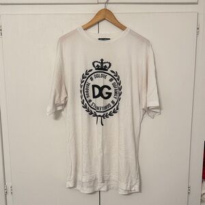 Dolce & Gabbana White Logo Tee